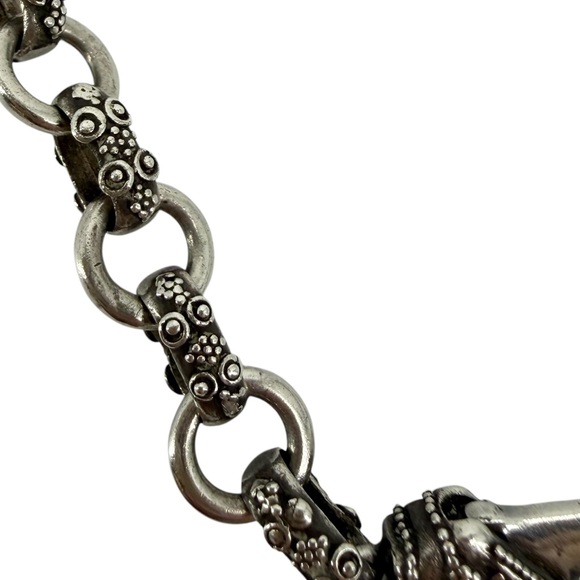 John Hardy Vintage Sterling Silver 18in Link Necklace 925 Rare Collectible - Picture 5 of 9